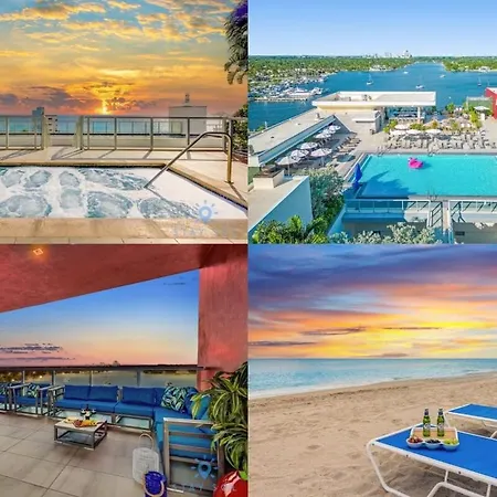 Hollywood Beach Broad-Walk - Pool - Gym & Hot Tub Exterior foto