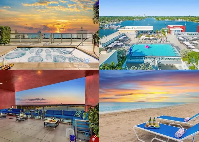 Hollywood Beach Broad-Walk - Pool - Gym & Hot Tub